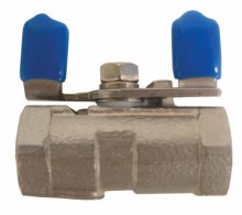 Stainless Steel Reduce Bore Ball Valve with Butterfly Handle