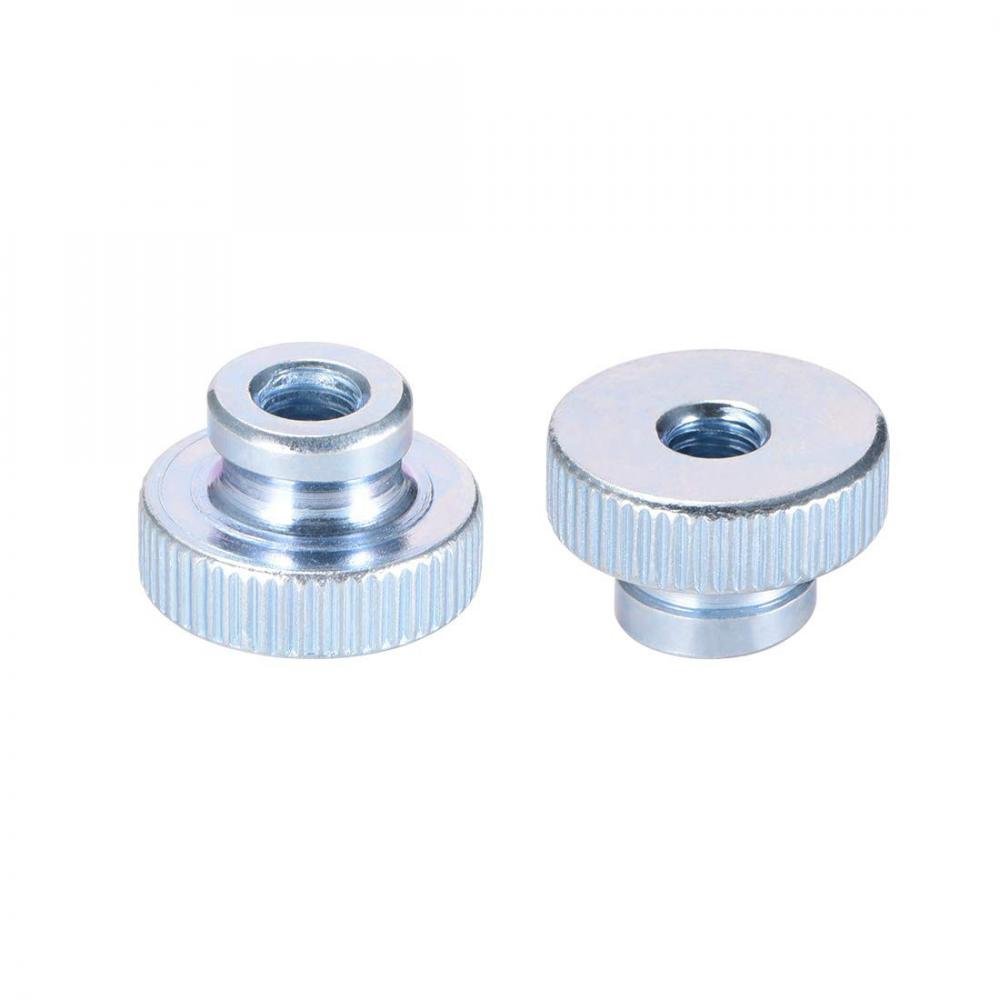 Knurled Thumb Nuts M6 Round Knobs Cynkowanie