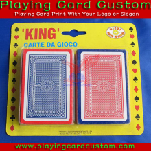customized game cards with hang tag box
