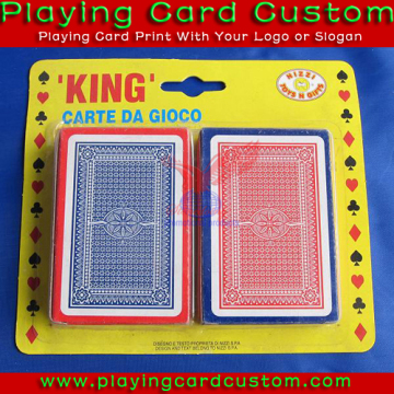 customized game cards with hang tag box