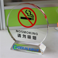 Acrylic Counter Top Signs - No Smoking