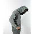 Korte hoodie voor heren met tekstafdruk