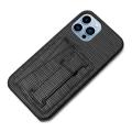 Epi pattern card pocket Retractable bracket phone case