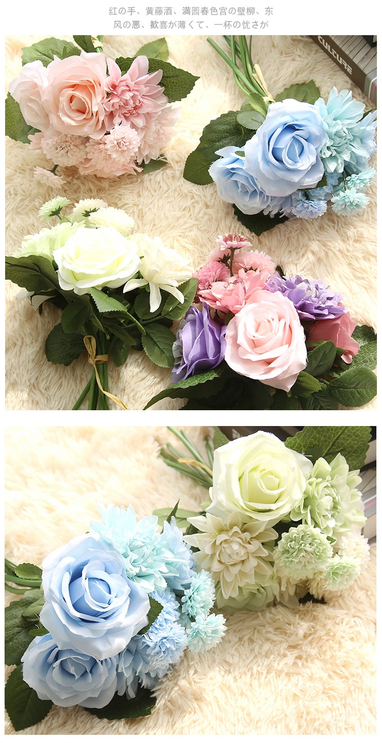 Wholesale Long Stem Wedding Decoration Artificial Flower