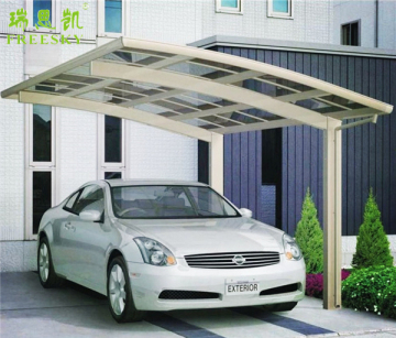 metal cantilever carport for car and motorcycle