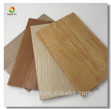 Cement Fiber Siding Wooden Grain Texture Facade Fiber Cement Siding For Sale