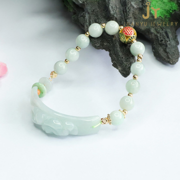 Wholesale Natural Stone Men's Bracelets and Women's Bangles: Jadeite, Myanmar Jade, and Beaded Collections