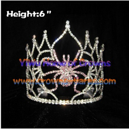 6inch Wholesale Pageant Spider Crystal Crowns