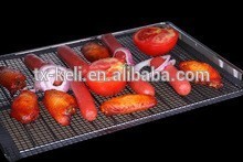 PTFE Reusable Heavy-duty PTFE Non Stick BBQ Grill Mesh Mats /Mesh Oven Shelf Protector