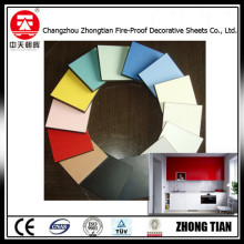 Solid Color kitchen cabinet Decorative High-Pressure compect Laminates