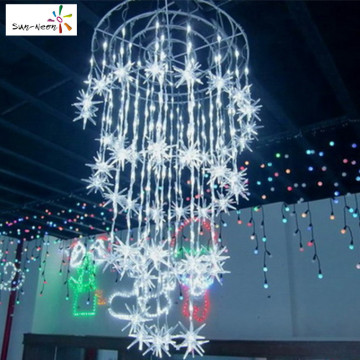 Fancy decorative indoor suspended modern ceiling lighting string lights