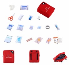 China Manufacturer Wholesale Customize Logo Printing Mini Medical Emergency Frist Aid Kit