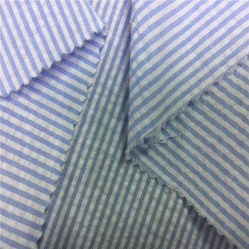 Pure Cotton Yarn Dyed Stripe Poplin Fabric