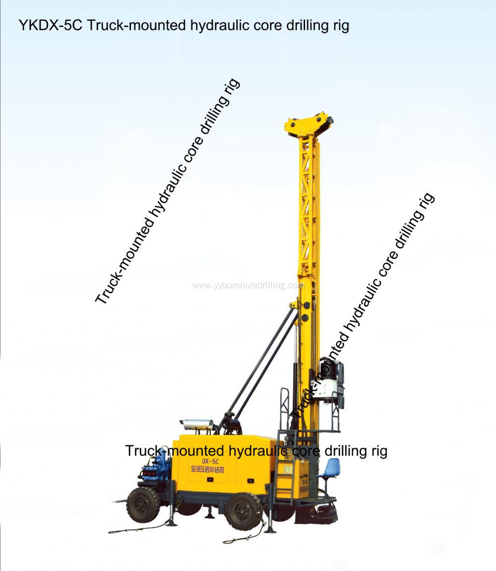 YKDX-5C truck mounted ore mine core drilling Machine