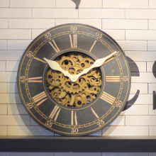 Wooden Wall Gear Clocks