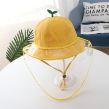 Yellow Little Grass Anti-droplet Hat for Children