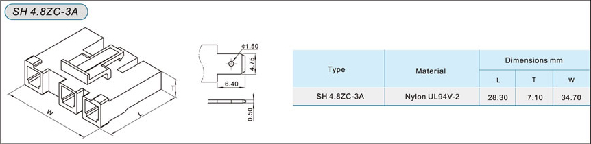 Прочный нейлоновый корпус терминала с твердым проволокой Durable Nylon Hard Wire Terminal Housing