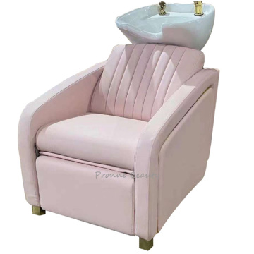 European Luxury Beauty Salon: Pink Shampoo Bowls and Chairs for Sale
