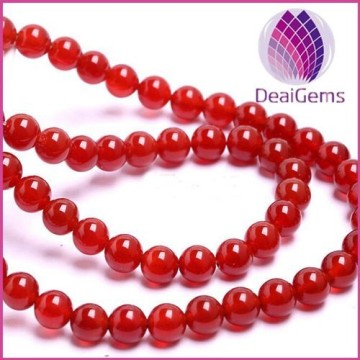 wholesale natural high quality red agate gemstone beads