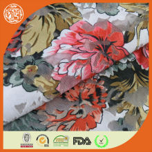 China supplier latest style print burned out knitted fabric