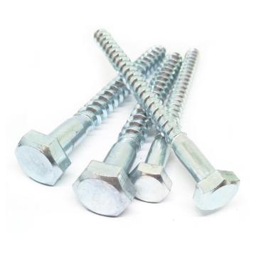 Stainless steel hex head wood screw