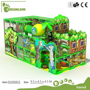 Jungle theme kids soft indoor play structure