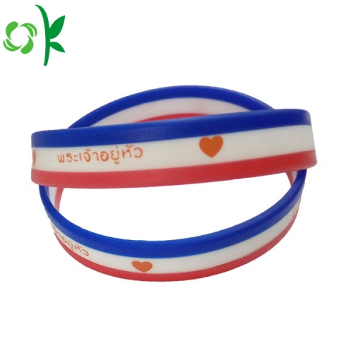 Vacker Design Press Layer Printed Logo Silicone Bands