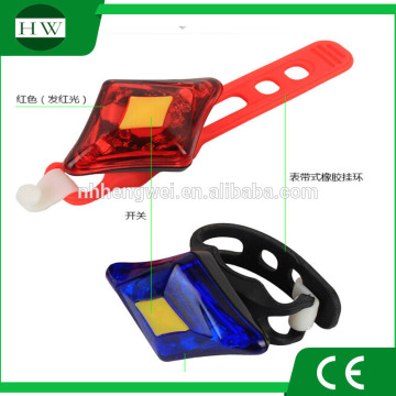 USB recharging tail silicone bike light