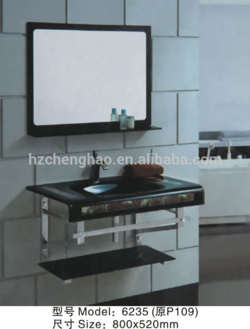 Tempered Glass Barthroom Cabinet