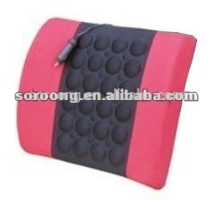 Chair back massage cushion car lumbar back support cushion