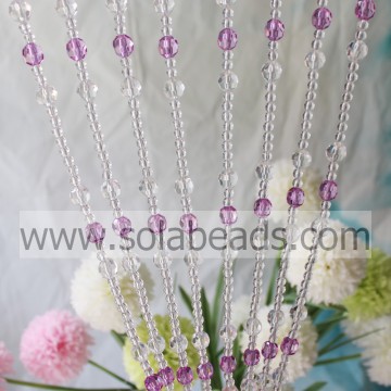 Acrylic Crystal Faceted Beads Curtain Wall Hanging