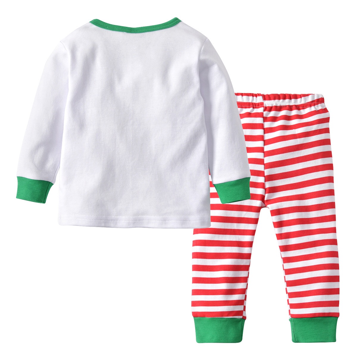 Baby Fashion Cute Cotton Christmas T Shirt Set