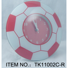 Red Football Table Clock