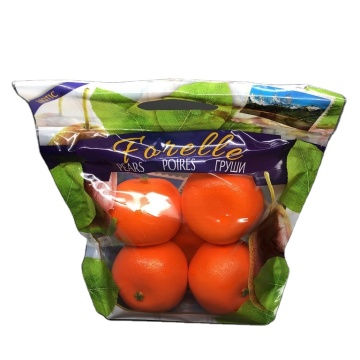 Great Printed Orange Packaging Plastic Bag For Fresh Vegetable Packaging