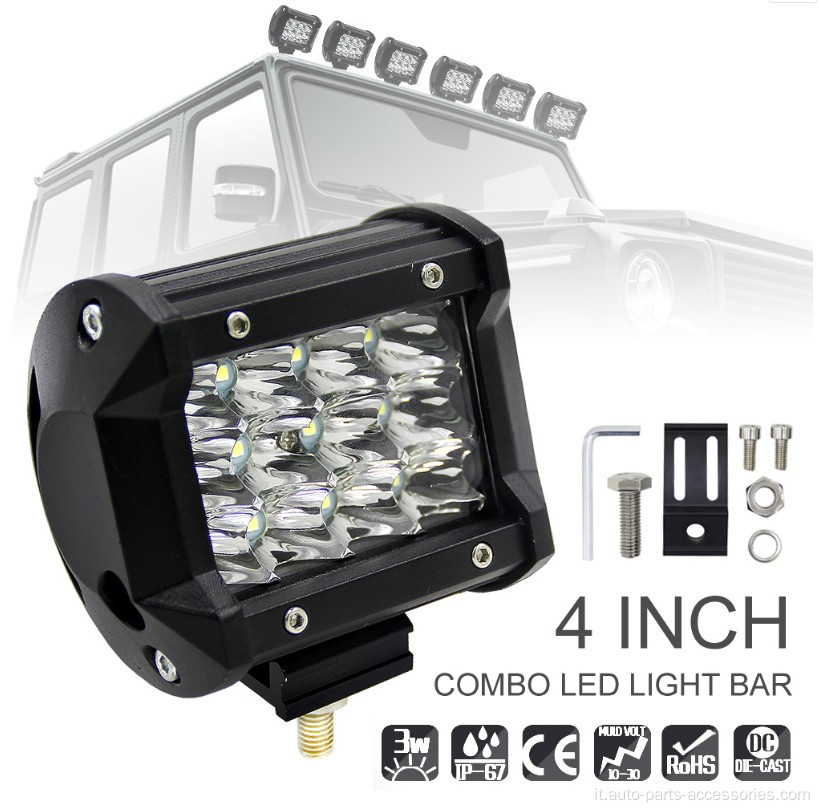 Luce a LED superiore dell&#39;auto con tre file luce