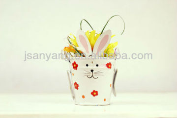 Easter Rabbit flowerpot Decoration