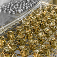 Factory Wholesale Eternal Forever Preserved Roses in Bulk - Silver Rose Gold