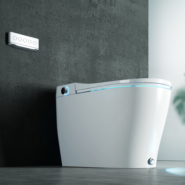 DB80 Chinese ceramic smart open toilet with automatic cleaning function