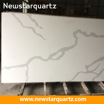 Calacatta white quartz stone big slab and artificial stone big slab