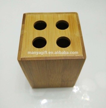 Bamboo Barthroom Brush Holder