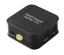 1x3 Toslink Digital Optical Audio Splitter