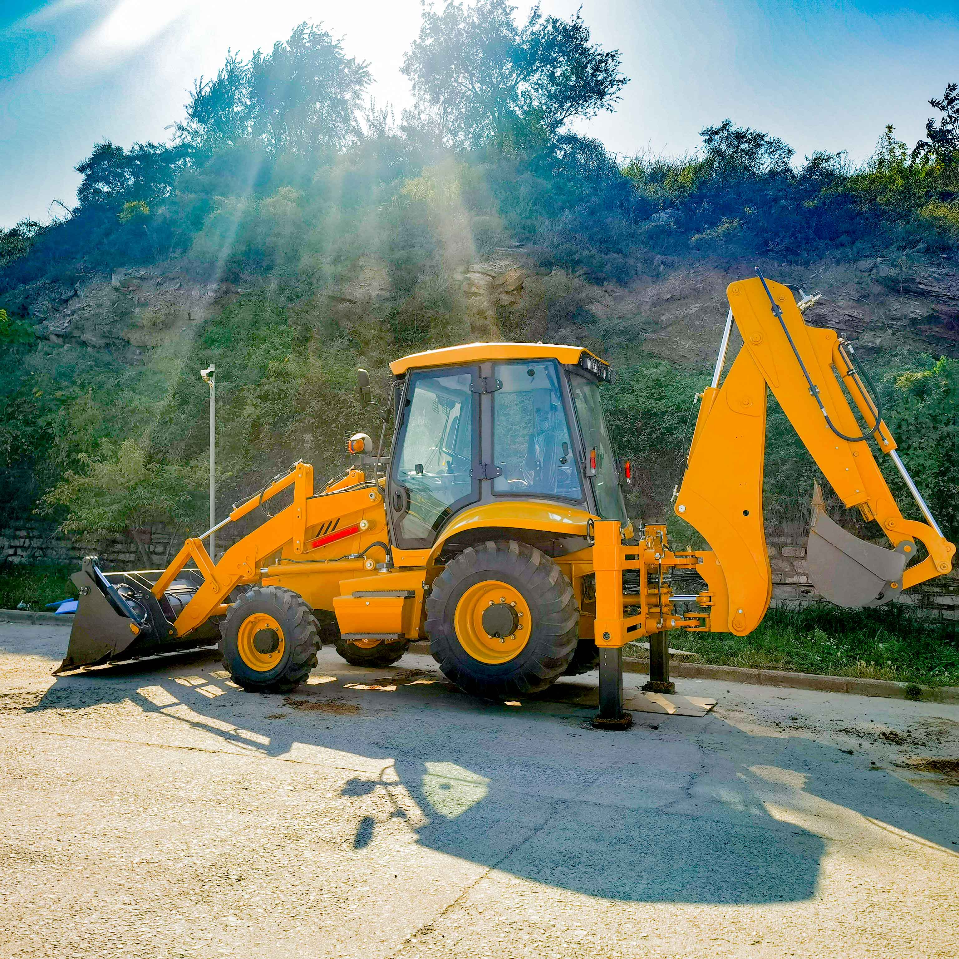 backhoe loader