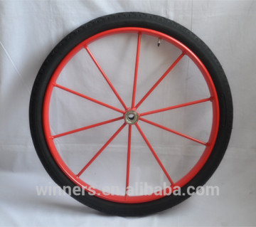 big mental heavy duty pneumatic horse cart tool cart wheel 26x2 1/2