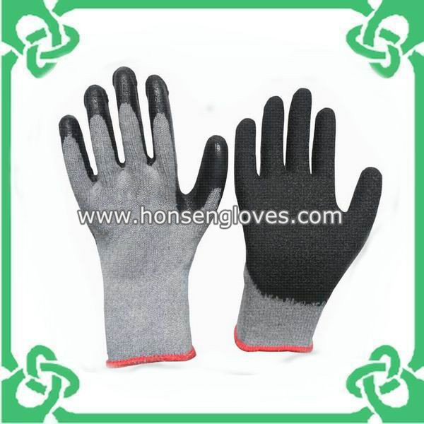 GS-102f Cotton Yarn Rubber Gloves (GS-102F)