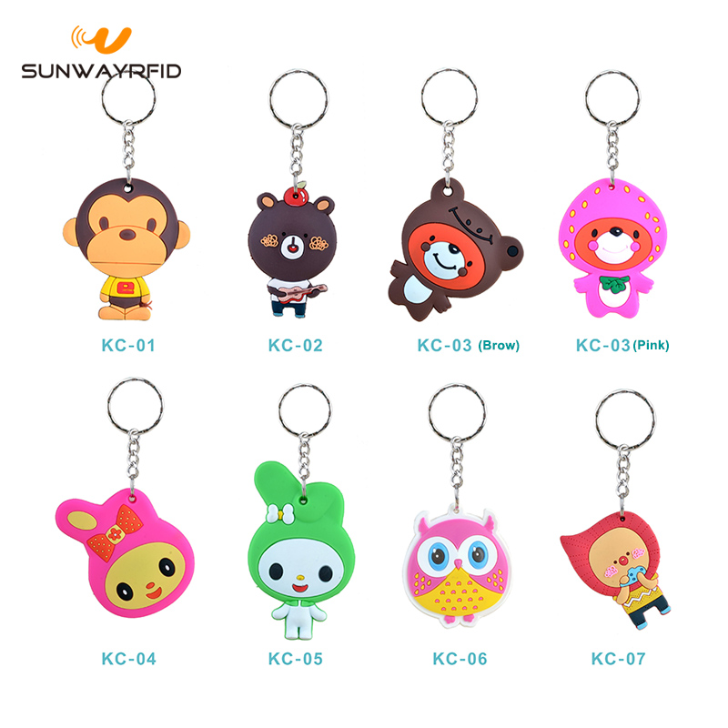 llavero rfid de silicona silicone rfid keychain