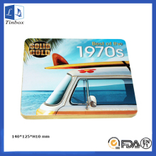 Two-Pieces Square DVD/CD Tin Box Design