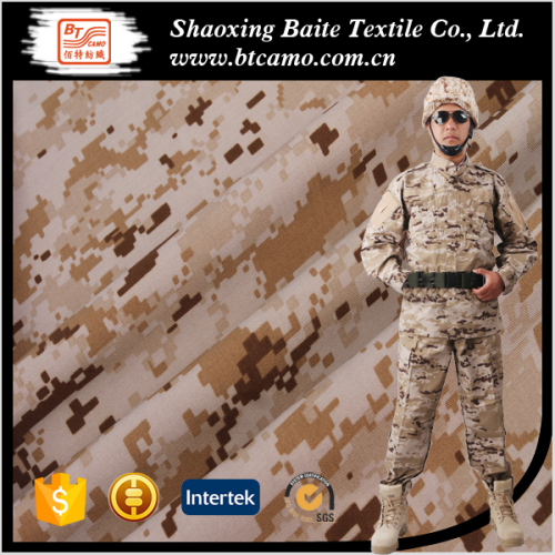 digital printed desert camouflage uniform