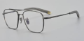 Light Titanium Optical Designer Aviator Style Glasses