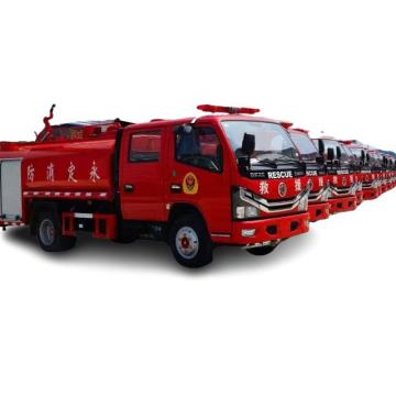 4x2 4x4 6x4 6x6 Camion de combat en incendie simple