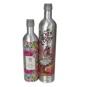 Personalized Aluminium Beer and Vodka Bottles - Whisky Bottles & Fancy Designs